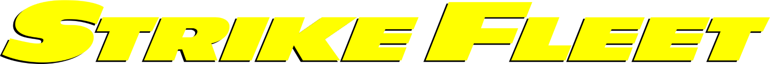 Strike Fleet logo for Commodore 64